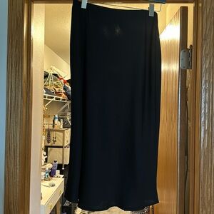 Black slip skirt